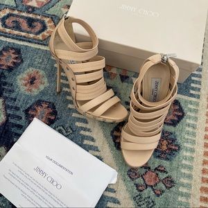 Jimmy Choo Aston Nappa Leather Heels